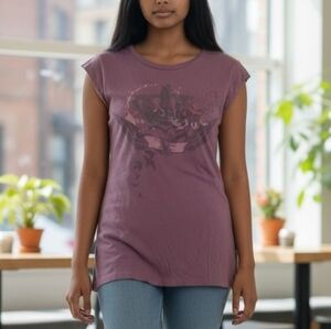 EUC Beautiful Tang Maeve Tattoo Style XL "Local Princess" Long Tshirt!!